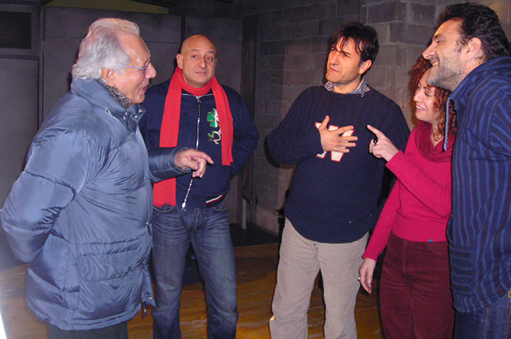 Bove e Limardi con Enzo Jannacci